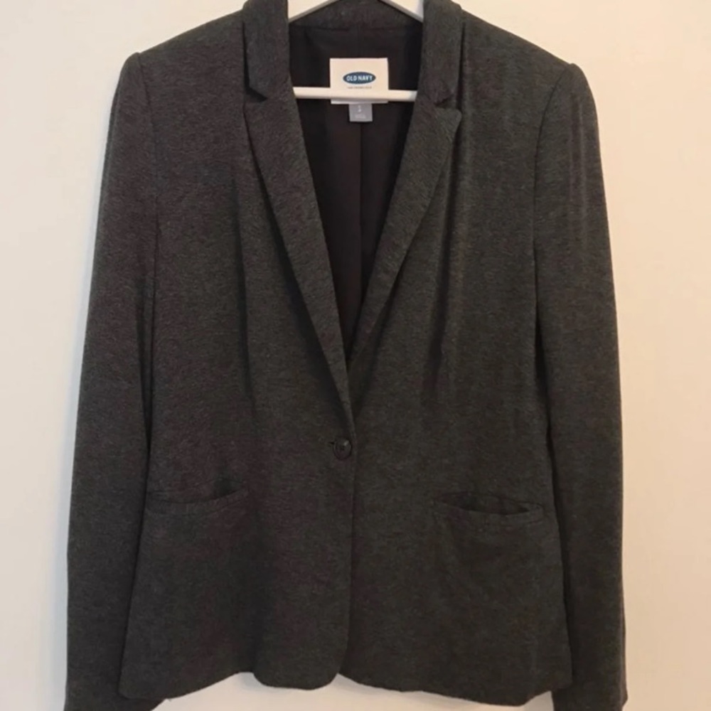 Old Navy dark gray blazer